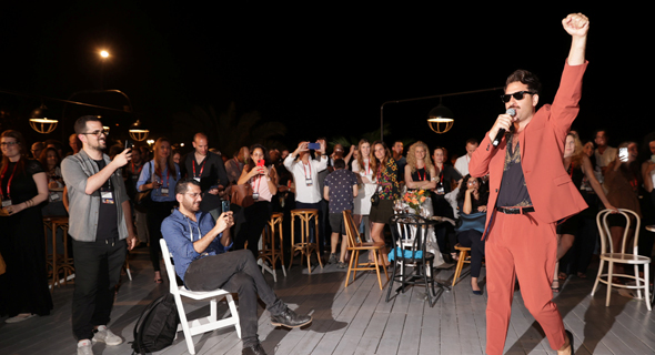 בחלק האמנותי - המופע של אביהו פנחסוב, צילום: אוראל כהן