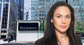 יפעת אורון על רקע בלקסטון