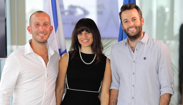 Left to right: Yoni Levenfeld, Adi Barel and Yotam Tzuker. Photo: Idan Canfi Left to right: Yoni Levenfeld, Adi Barel and Yotam Tzuker. Photo: Idan Canfi