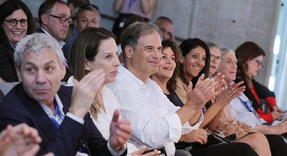 Stibbe (center) and his wife Ora (right) attend the official announcement on Wednesday. Photo: PR Stibbe (center) and his wife Ora (right) attend the official announcement on Wednesday. Photo: PR
