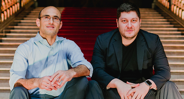 Two of the founders of Porter. Right: Michael Wrightblatt (CEO) and Liron Damari. Photo: Avi Raul 