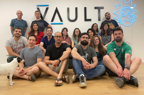 The Vault AI team, taking on Hollywood from Tel Aviv. Photo: Vault AI The Vault AI team, taking on Hollywood from Tel Aviv. Photo: Vault AI