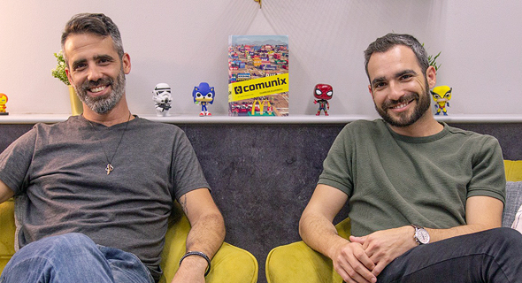 Comunix co-founders Idan Shriki (left) and Or Ben Shimon Photo: Or Kan Tor Comunix co-founders Idan Shriki (left) and Or Ben Shimon Photo: Or Kan Tor