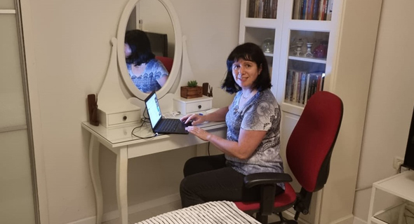 Rutie Adar at her home office. Photo: Samsung Rutie Adar at her home office. Photo: Samsung