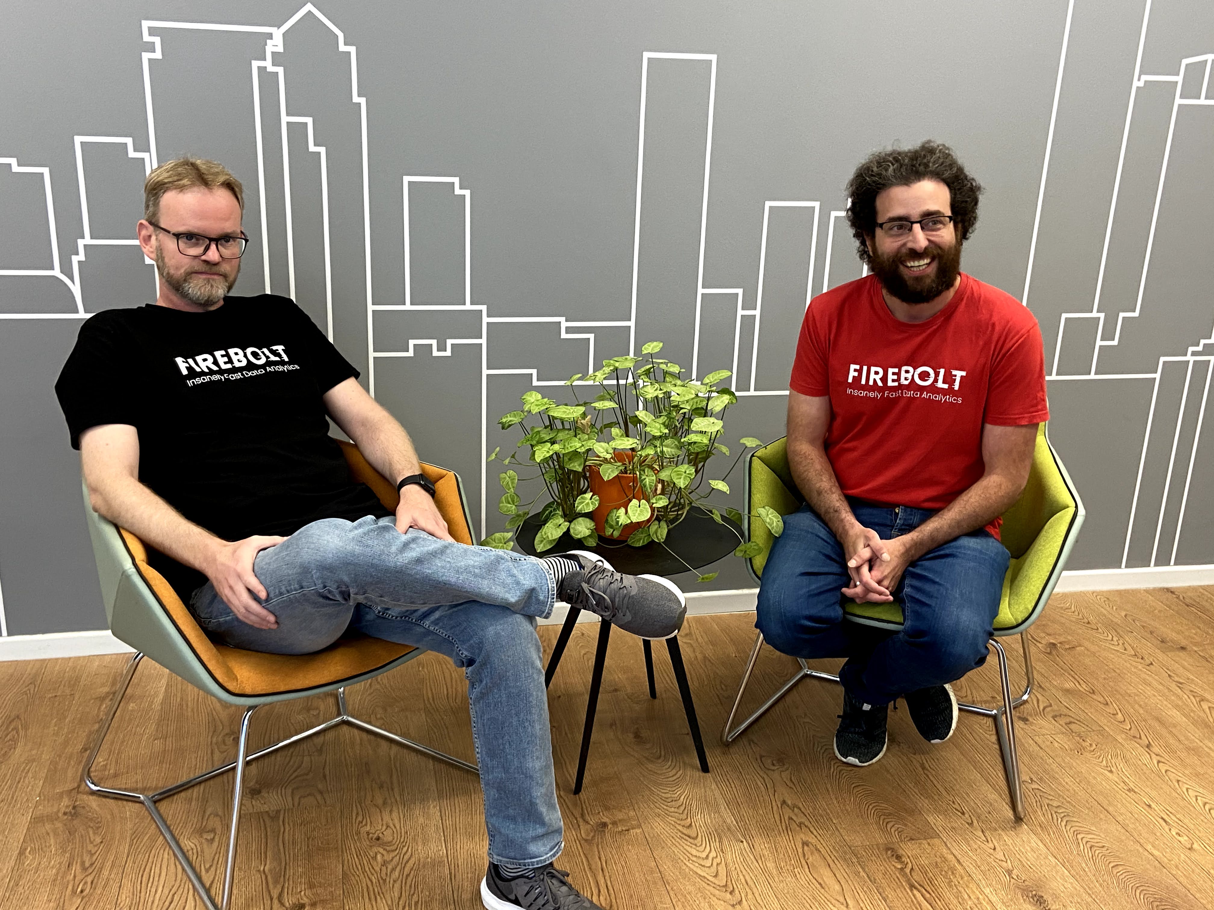 Firebolt co-founders Eldad Farkash (right) and Saar Bitner. Photo: Firebolt Firebolt co-founders Eldad Farkash (right) and Saar Bitner. Photo: Firebolt