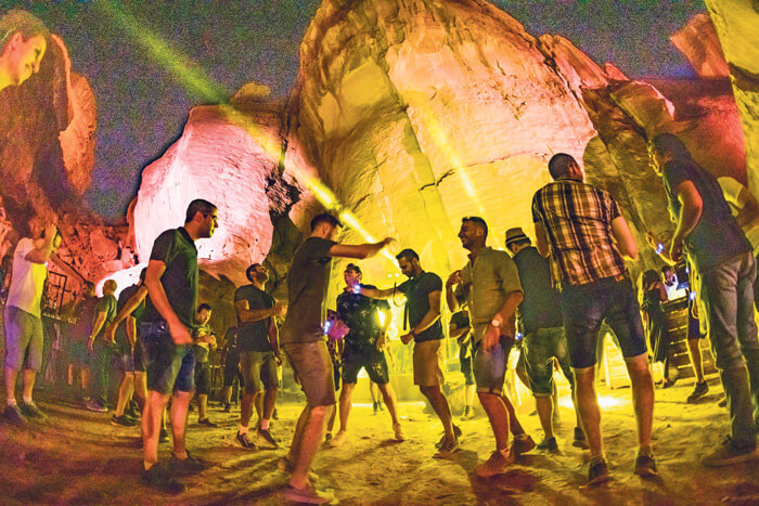 ZipRecruiter employees dancing at Timna Park Photo: Rotem Lahav, Tomer Foltyn ZipRecruiter employees dancing at Timna Park Photo: Rotem Lahav, Tomer Foltyn