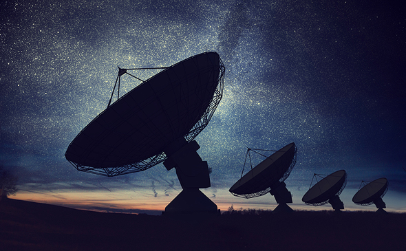 MTI is developing antennas that are adapted to the environmental conditions of space (illustration). Photo: Shutterstock