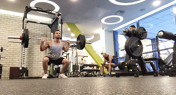 Alon Almog weightlifting. Photo: Courtesy Alon Almog weightlifting. Photo: Courtesy