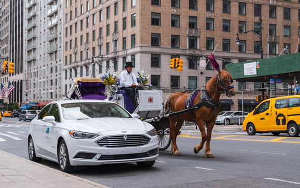 Mobileye in New York. Photo: Mobileye Mobileye in New York. Photo: Mobileye