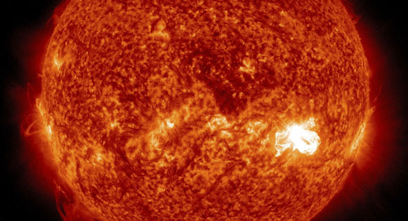 Solar eruptions (such as this one pictured from 2015) can pose serious threats to astronauts. Photo: NASA/SDO