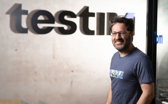 Oren Rubin, CEO and founder of Testim Photo: Rami Zarnegar Oren Rubin, CEO and founder of Testim Photo: Rami Zarnegar