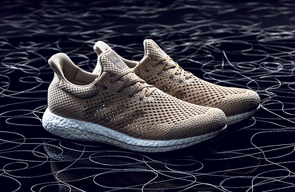 The new Adidas shoes from BioSteel fibers. Photo: Adidas The new Adidas shoes from BioSteel fibers. Photo: Adidas
