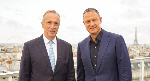 Erel Margalit (right) and Alain Papiasse Chairman of Corporate and Institutional Banking at BNP Paribas. Photo: Leah Marciano Erel Margalit (right) and Alain Papiasse Chairman of Corporate and Institutional Banking at BNP Paribas. Photo: Leah Marciano
