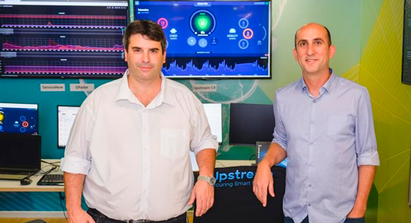 Upstream Security co-founders Yoav Levy and Yonatan Appel. Photo: Yarin Ternos Upstream Security co-founders Yoav Levy and Yonatan Appel. Photo: Yarin Ternos