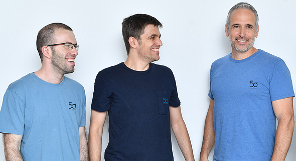 Five Sigma co-founders Oded Barak (CEO), Michael Krikheli (CTO), and Dror Sholomon (VP R&D). Photo: F2 Five Sigma co-founders Oded Barak (CEO), Michael Krikheli (CTO), and Dror Sholomon (VP R&D). Photo: F2