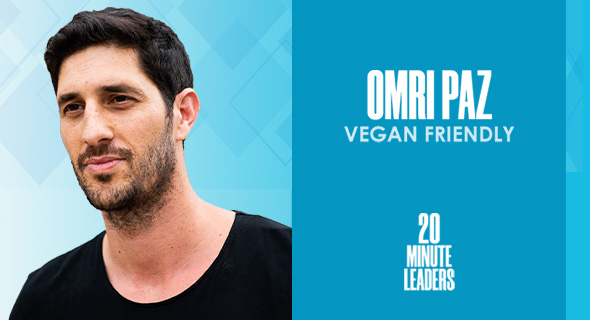 Omri Paz, founder &amp; CEO of Vegan Friendly. Photo: Zulia Deleg