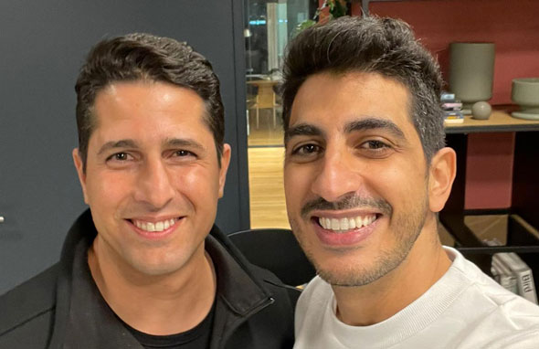 Yinon Costica (right) and Shay Michel. Photo: Ido Weismann Yinon Costica (right) and Shay Michel. Photo: Ido Weismann