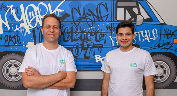 AutoFleet co-founders Kobi Eisenberg (right) and Dor Shay. Photo: Lior Grundman