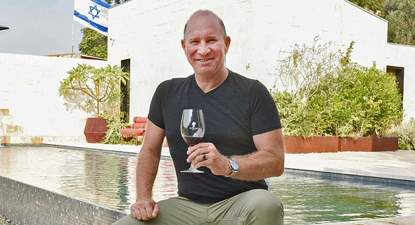 Elie Wurtman at his winery in Bat Shlomo. Photo: Sharon Tzur