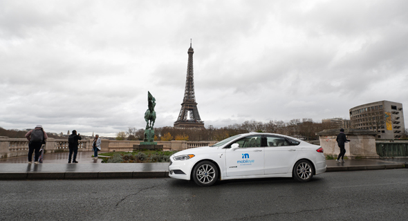 Mobileye’s vehicles are heading to French roads. Photo: Mobileye
