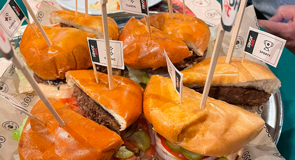 Multiple taste tests were conducted to determine the best patty. Photo: James Spiro/CTech