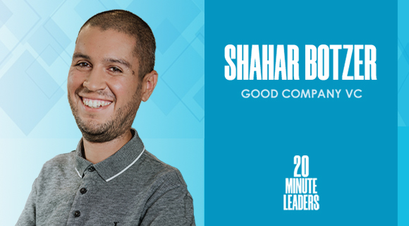 Shahar Botzer, co-founder and managing partner at Good Company. Photo: N/A