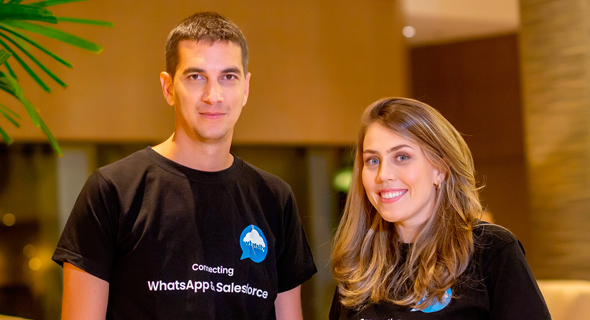 Whatslly founders Yanir Calisar and Deborah Palacios Wanzo. Photo: Cristiano Pinheiro Soares
