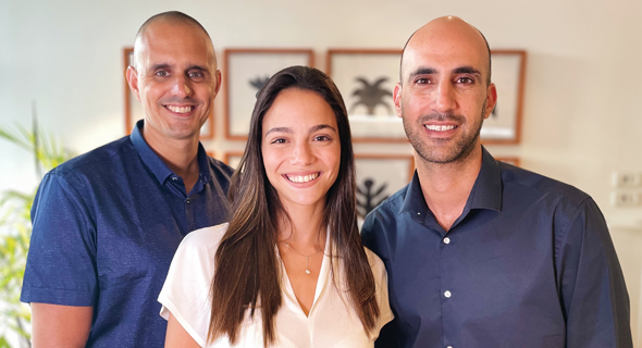Vee co-founders Avi Amor (from right), May Piamenta and Gil Amsalem. Photo: Vee