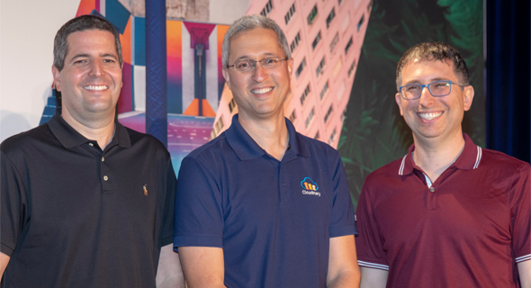 Cloudinary co-founders Nadav Soferman (from left), Itai Lahan and Tal Lev-Ami. Photo: Cloudinary