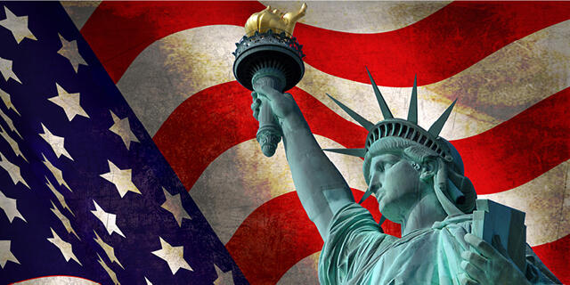 אמריקה פסל החירות הלמן אלדובי