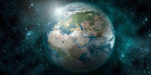 כדור הארץ מבט לוויני צילום לווין