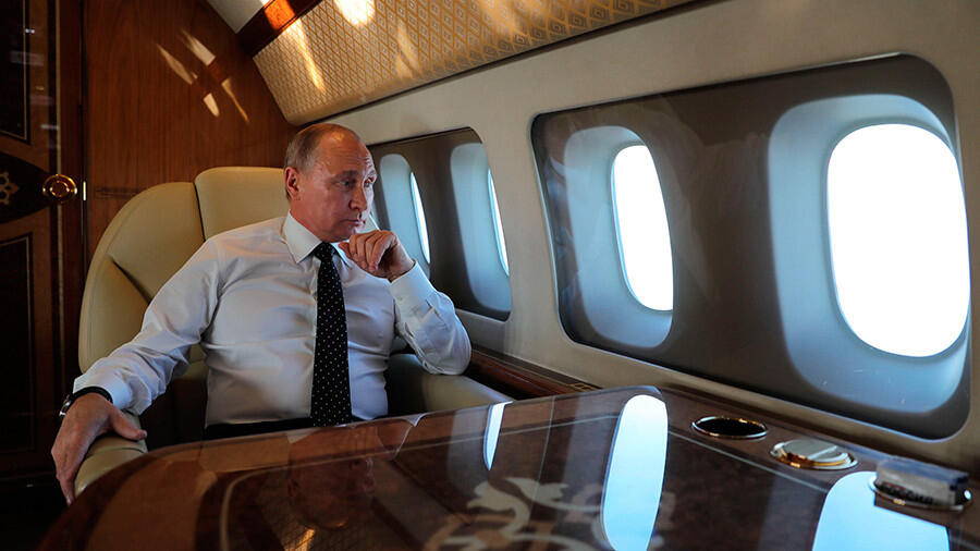 מטוס נשיאותי נשיא רוסיה ולדימיר פוטין איליושין IL96