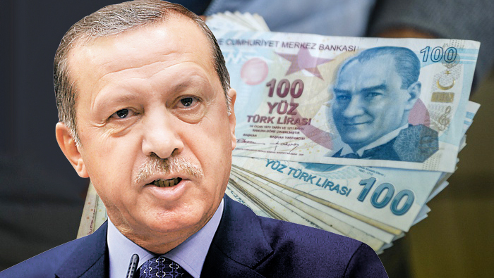 ארדואן לירה טורקית מטבע כסף שטרות טורקיה, צילום: איי אף פי, רויטרס