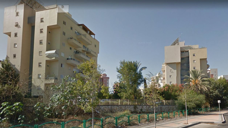 שכונה בחדרה , צילום: Google Street View
