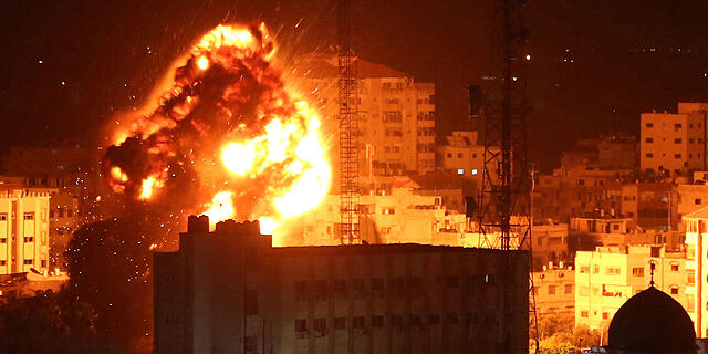 הפצצת צה"ל לאחר תקיפת חמאס מרצועת עזה 25.3.18