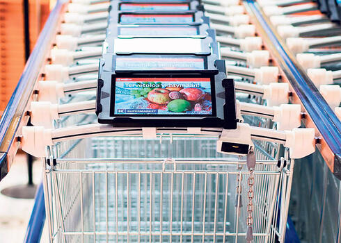 A supermarket SmartCart 