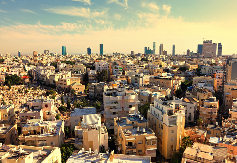 תל אביב מלמעלה בניינים זירת הנדלן