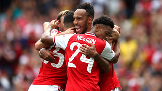 ארסנל חוגגת שער, צילום: גטי אימג'ס