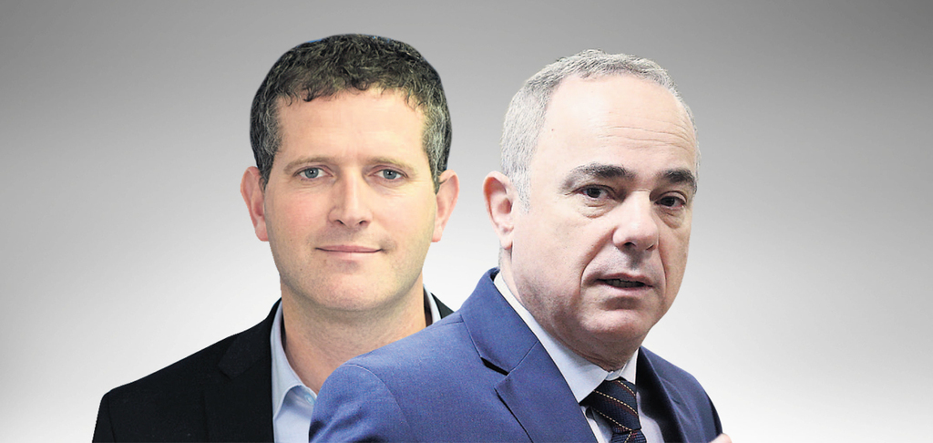 מימין: שר האנרגיה יובל שטייניץ ומנכ"ל משרד האנרגיה אודי אדירי (צילומים: אוהד צויגנברג, דוד פרץ) מימין שר האנרגיה יובל שטייניץ ומנכ"ל משרד האנרגיה אודי אדירי