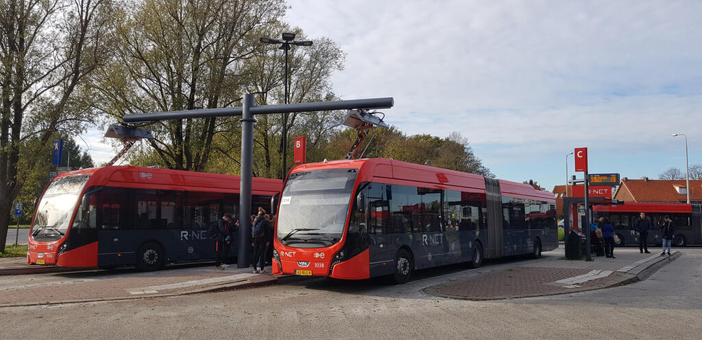 אוטובוסים של אגד ב אירופה רכב חשמלי 