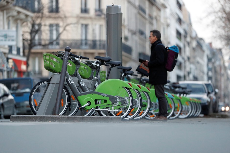 אופניים חשמליים פריז Velib