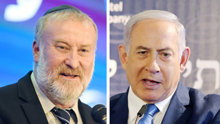 ראש הממשלה בנימין נתניהו והיועץ המשפטי לממשלה אביחי מנדלבליט, צילום: יאיר שגיא, עמית שאבי