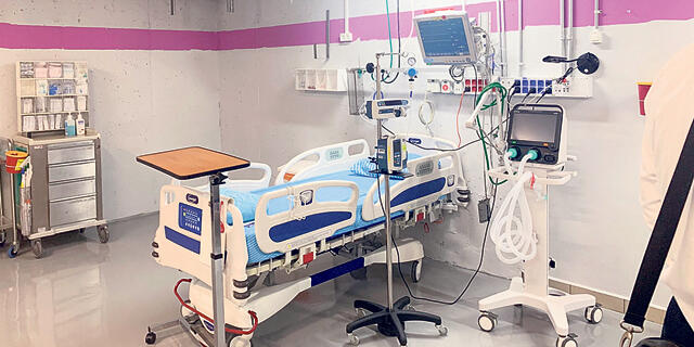 מיטת אישפוז מחלקת קורונה בית חולים שיבא תל השומר