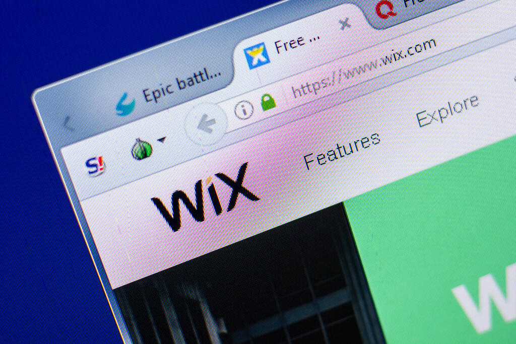 עמוד הבית אתר Wix וויקס בניית אתרים