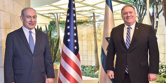 פגישת ראש הממשלה בנימין נתניהו עם מזכיר המדינה האמריקאי מייק פומפאו במעון ראש הממשלה