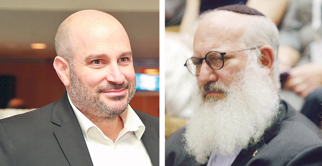 מימין: אדוארדו אלשטיין, לשעבר בעל השליטה באי.די.בי, ואהרון קאופמן (צילום: עמית שעל, אוראל כהן) מימין אדוארדו אלשטיין בעל השליטה ב אי די בי פתוח והמנכ"ל אהרון קאופמן