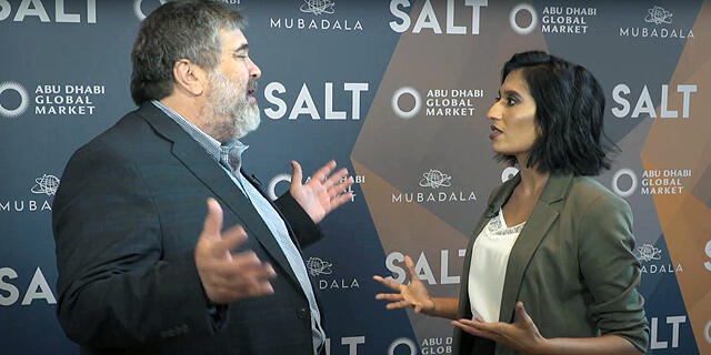 Jon Medved interviewed by Natasha D’Souza at the SALT conference in Abu Dhabi in Dec. 2019
