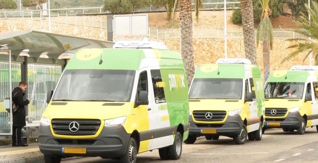 רכבי שירות הסעות תיק תק תחבורה שיתופית חיפה