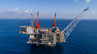 לווייתן לוויתן לויתן אסדה אסדת קידוח גז טבעי 2, צילום: אלבטרוס