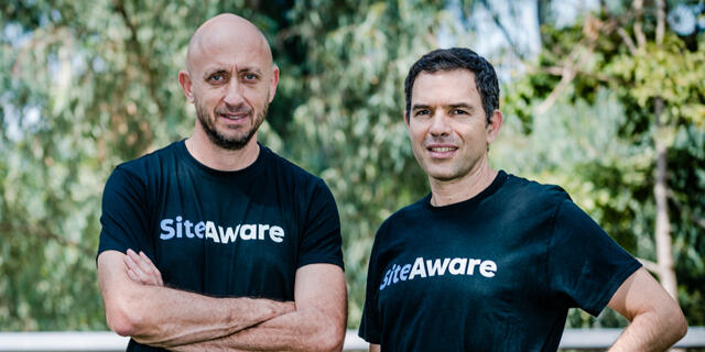 מימין: מייסדי SiteAware אורי אפק ו זאב בראודה